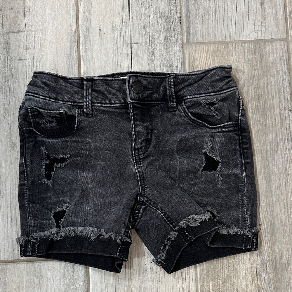 SO Dark Gray Denim Shorts